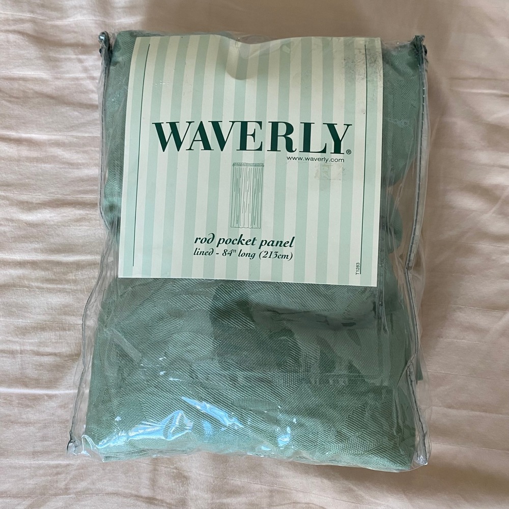 Waverly 100% Cotton Drapery Panel Curtain 86" Long